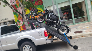 Motorcycle towing2
